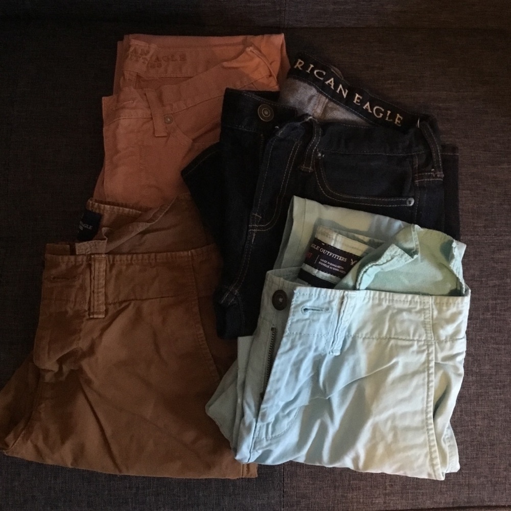 4 pants $25